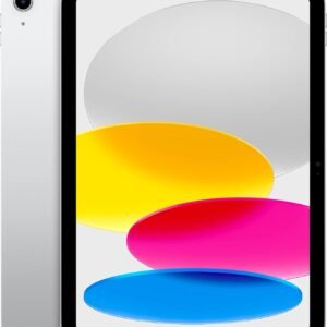 Apple iPad (10th Generation): with A14 Bionic chip, 10.9-inch Liquid Retina Display, 64GB, Wi-Fi 6, 12MP front/12MP Back Camera, Touch ID, All-Day Battery Life – Silver