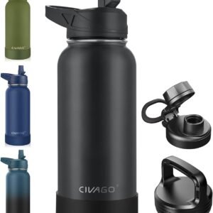 CIVAGO 32 oz Insulated Water Bottle...