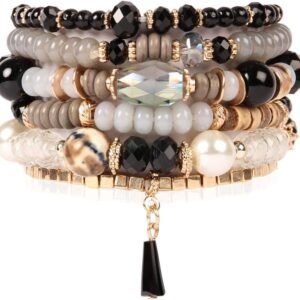RIAH FASHION Bead Multi Layer Versatile...