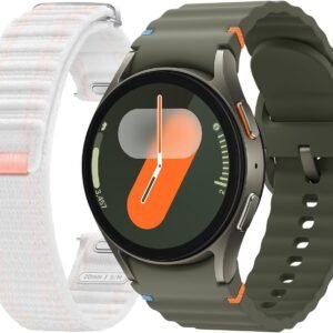 SAMSUNG Galaxy Watch 7 40mm Bluetooth AI Smartwatch + Free Band, Energy Score, Wellness Tips, Heart Rate Tracking, Sleep Monitor, Fitness Tracker, 2024, Green [US Version, 1Yr Manufacturer Warranty]