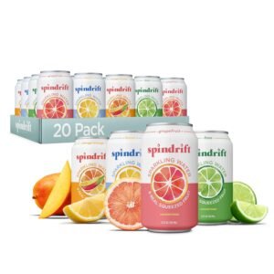 Spindrift Sparkling Water, 4 Flavor...